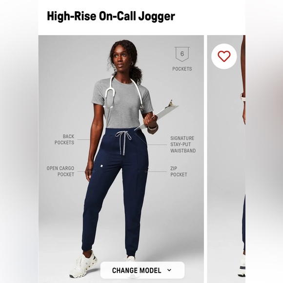 Fabletics Scrubs - Picture 2 of 3